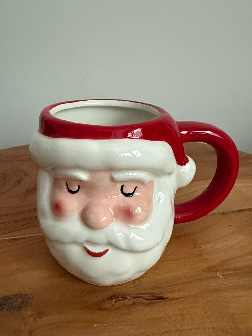 Target Wondershop Santa Mug 2022 Figural Christmas Holiday Earthenware NEW